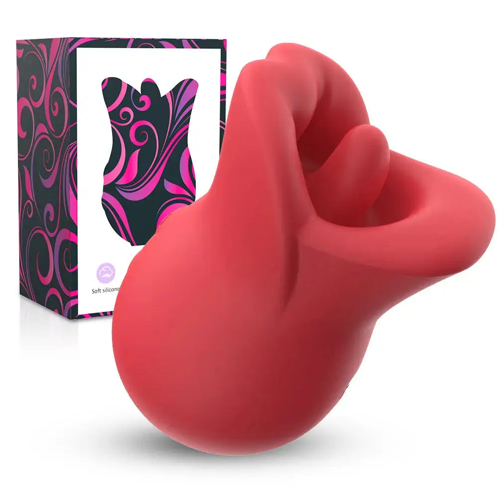 AINIO365's Original Honey Attracting Rose Vibrator is showcased next to its brilliant purple packaging.
