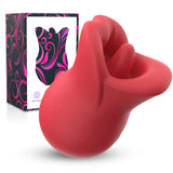 AINIO365's Original Honey Attracting Rose Vibrator is showcased next to its brilliant purple packaging.